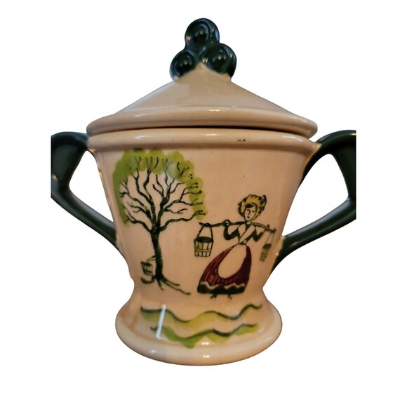 Metlox Poppytrail Provincial Homestead Sugar And Creamer Set #17 #21 - Picture 3 of 9